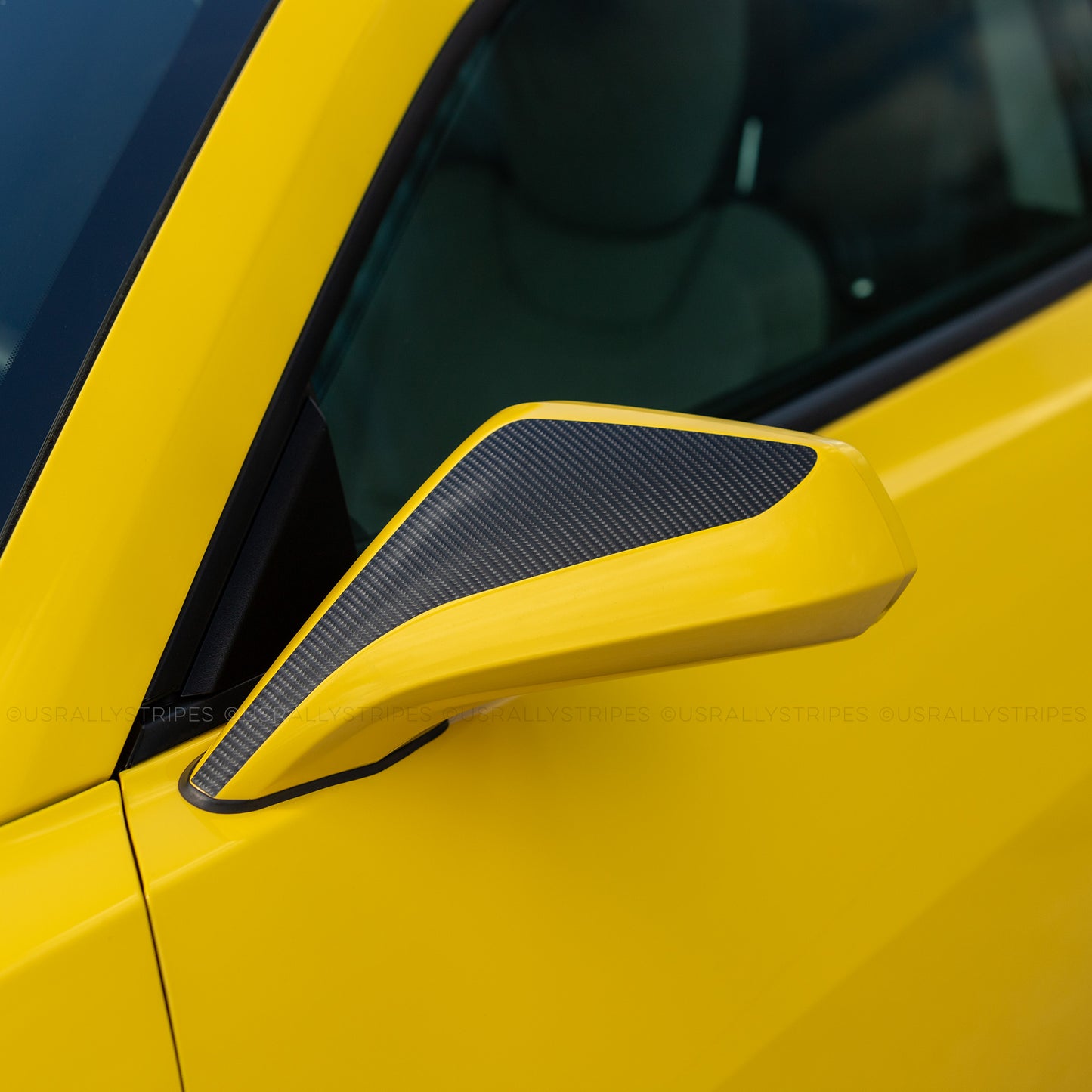 Mirror accent pre-cut sticker set Chevrolet LT SS RS Camaro 2010-2015