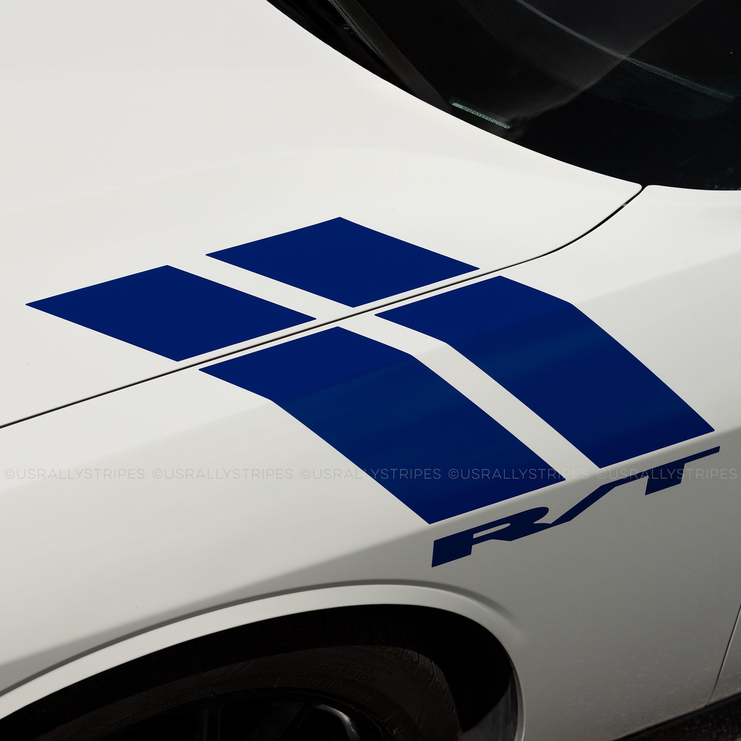 R/T fender side hash marks racing stripes fits Dodge Challenger 2008-2014