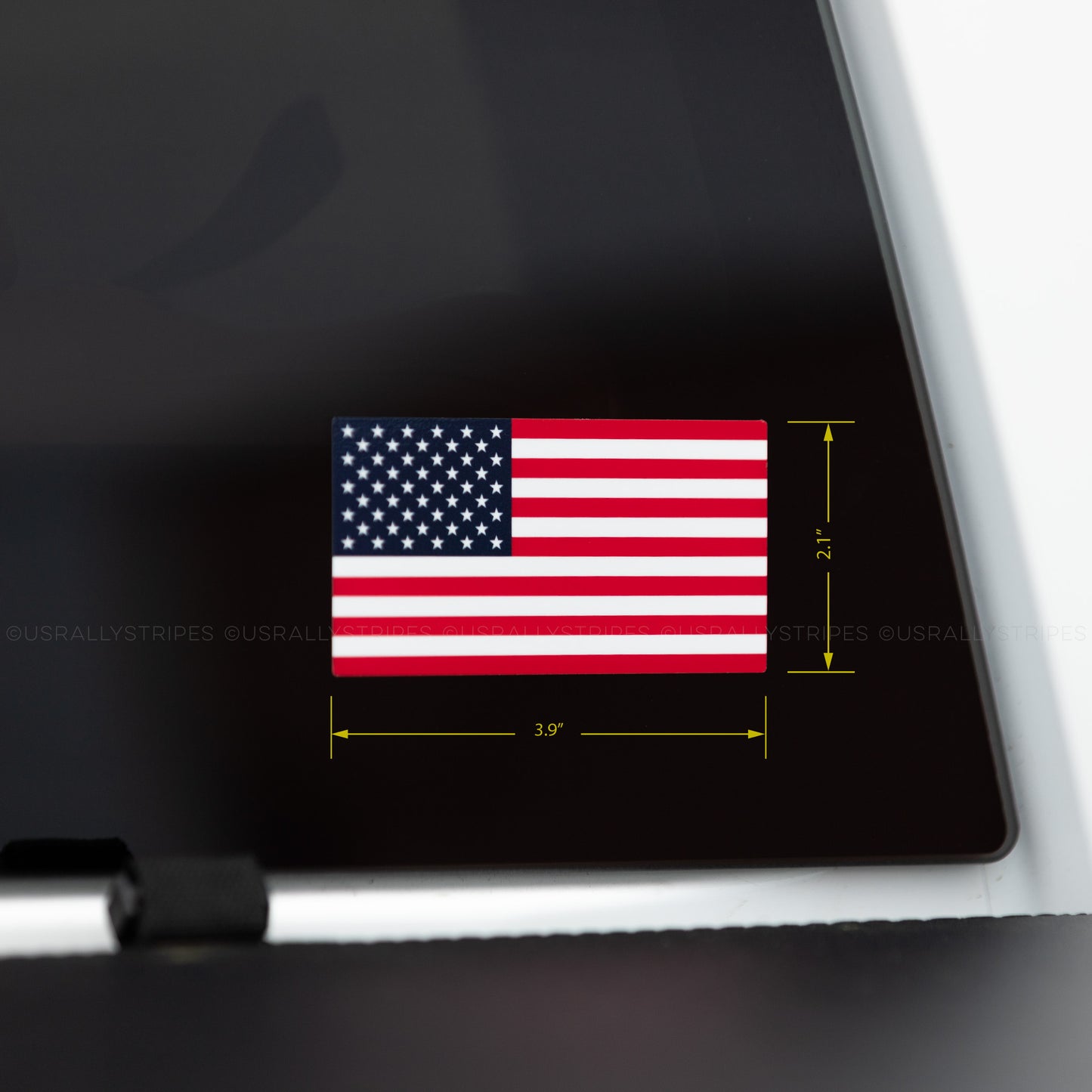 American flag full-color sticker 4 inch