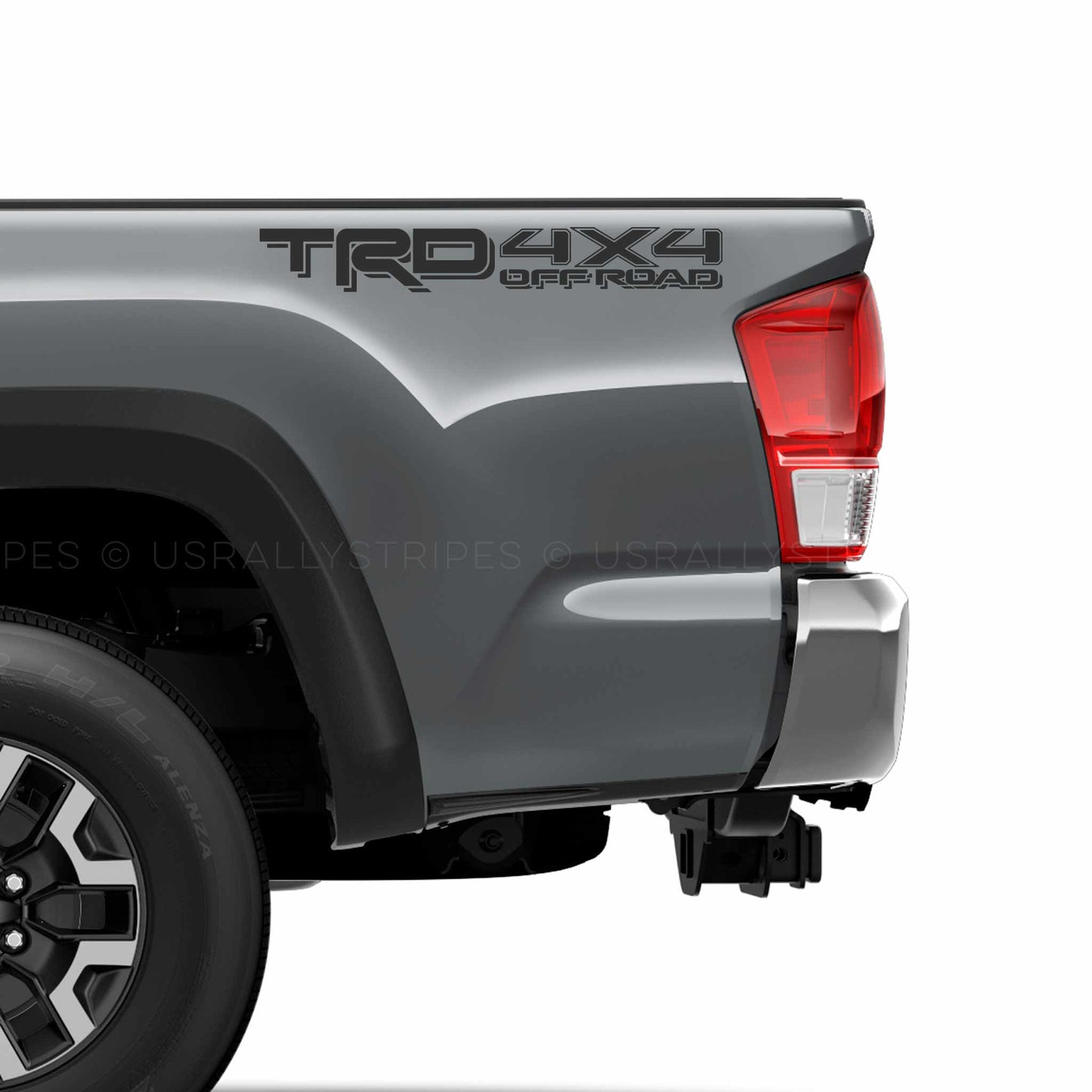 Set of 2: TRD 4x4 off-road vinyl decal for 2016-2020 Toyota Tacoma Tundra - US Rallystripes