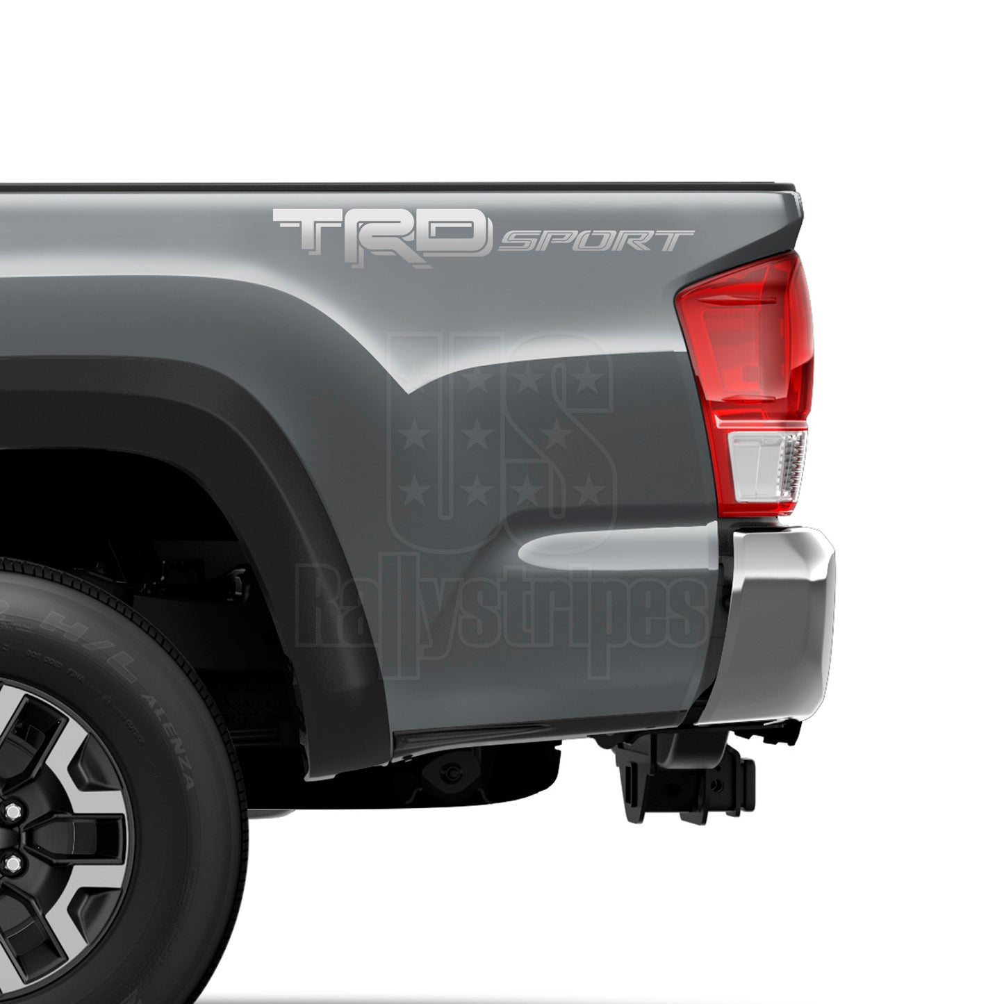 Set of 2: TRD Sport vinyl decal for 2016-2020 Toyota Tacoma Tundra - US Rallystripes
