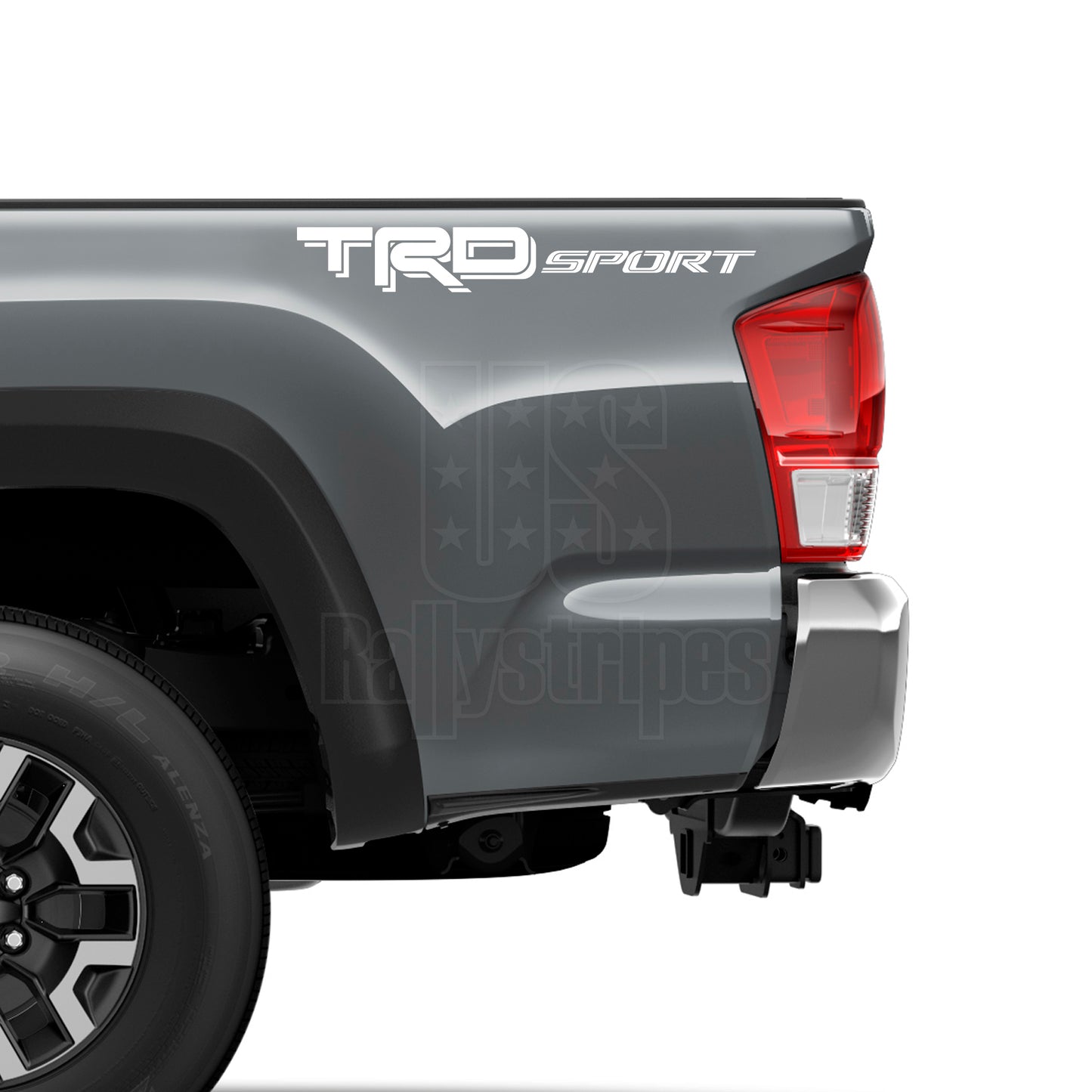 Set of 2: TRD Sport vinyl decal for 2016-2020 Toyota Tacoma Tundra - US Rallystripes