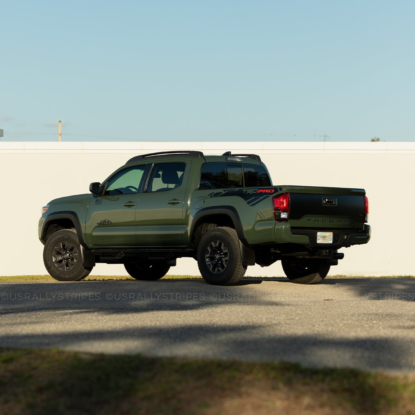 TRD PRO bedside vinyl decal fits 2016-2022 Toyota Tacoma 3rd Gen