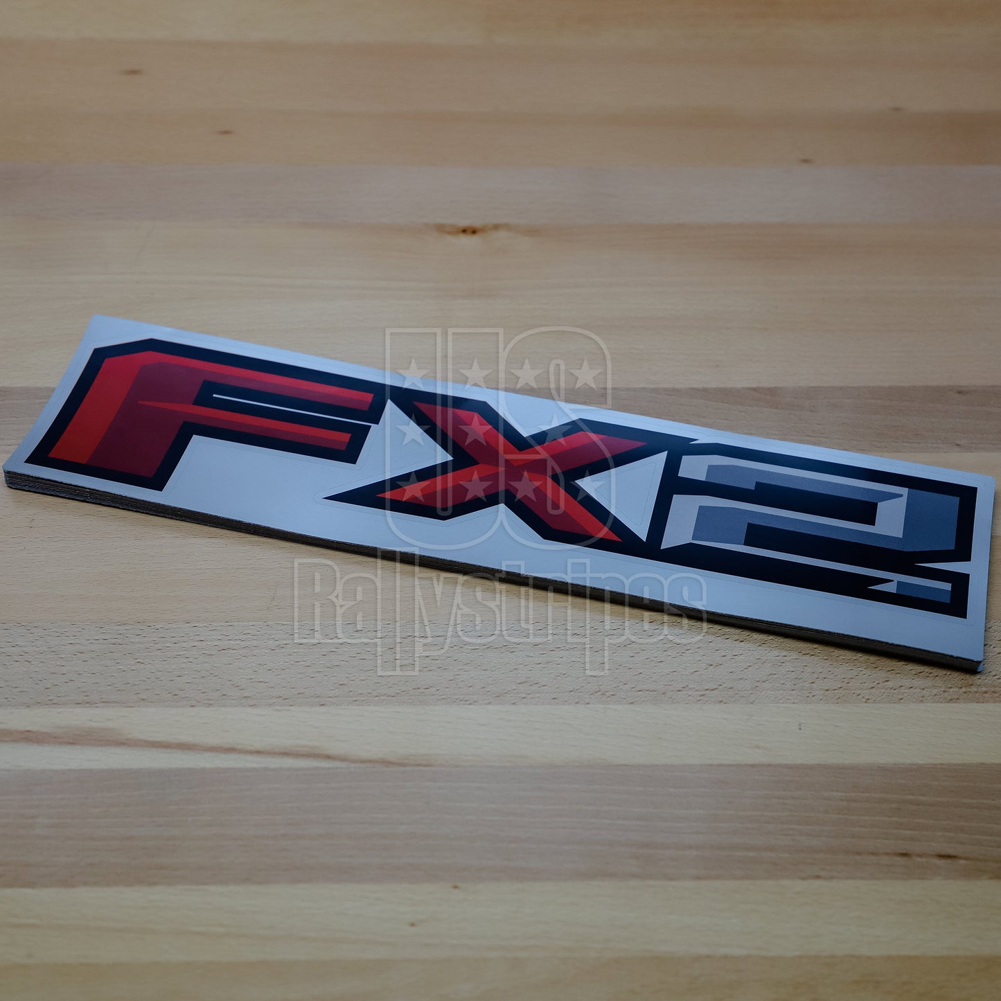 Set of 2: FX2 vinyl decal fits 2017-2019 Ford F-150 pickup truck bedside - US Rallystripes