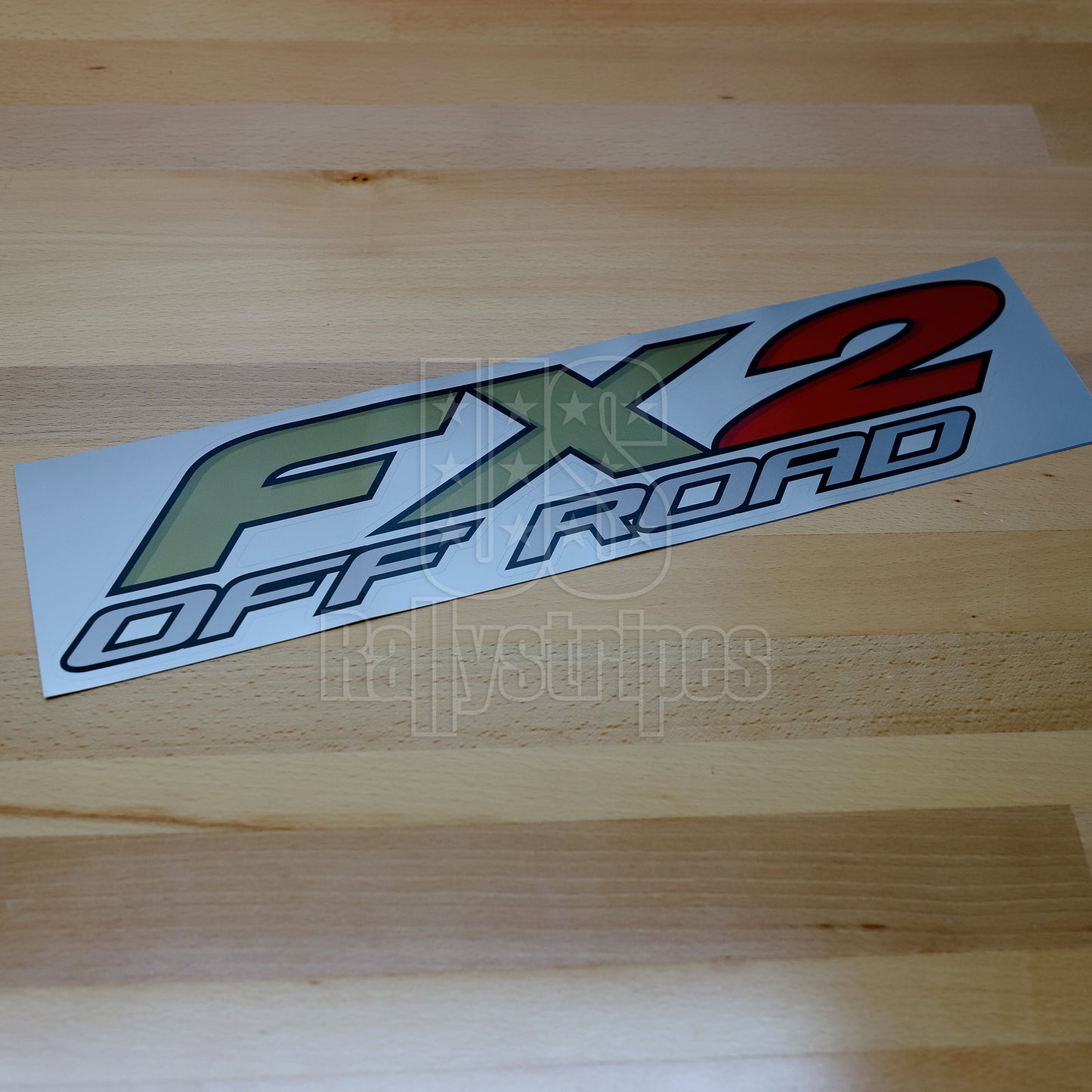 Set of 2: FX2 off-road pre-cut decal for pickup truck bedside - US Rallystripes