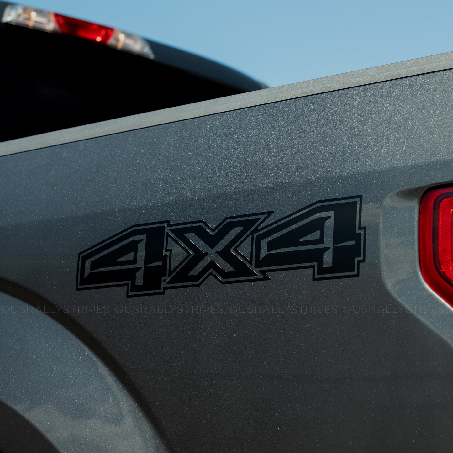 4x4 die-cut vinyl decal set fits 2015-2020 Ford F-150 bedside