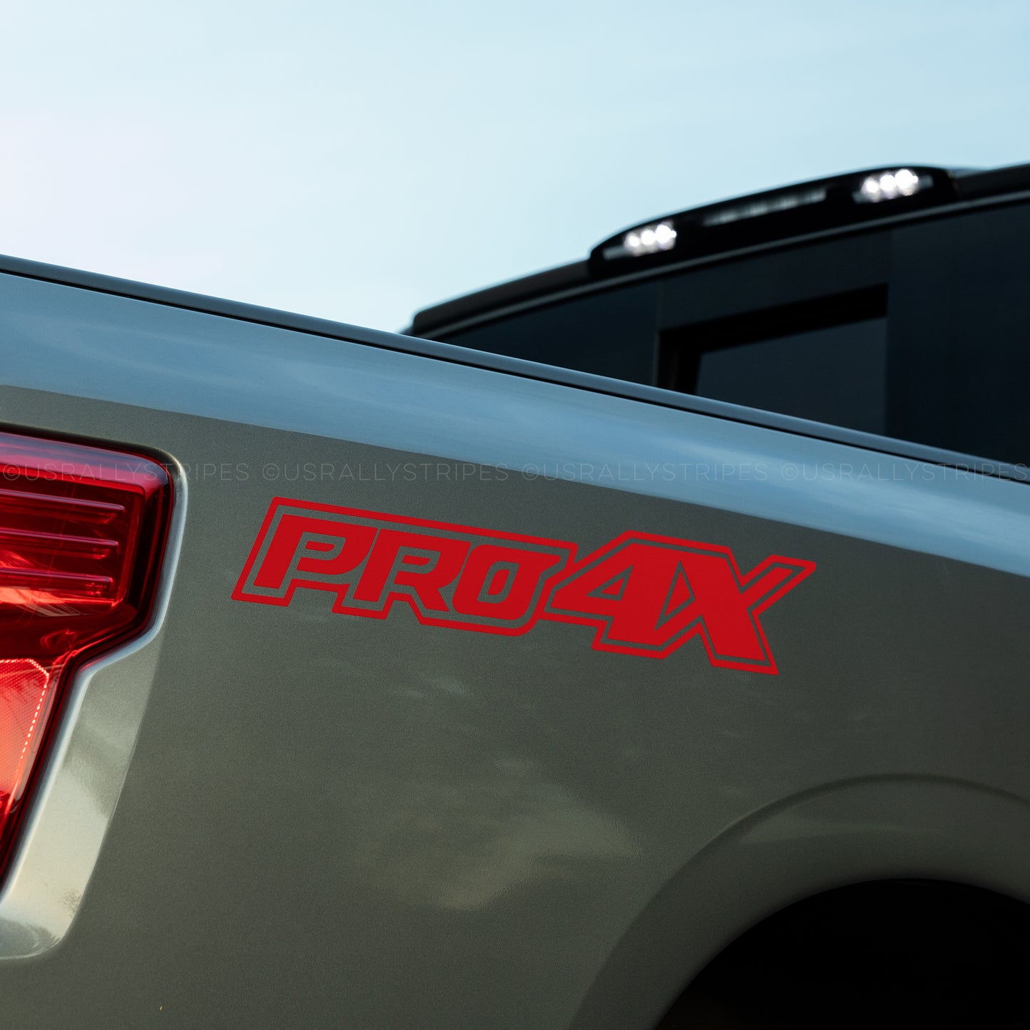 PRO-4X die-cut vinyl decal for 2015-2019 Nissan Titan XD bedside