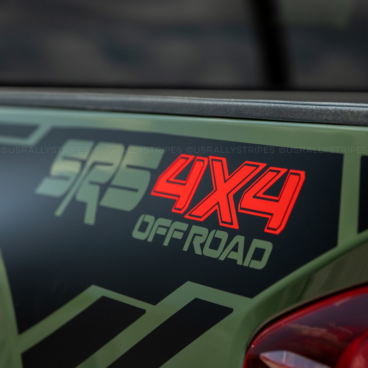 SR5 4x4 off-road bedside vinyl decal set fits 2016-2022 Toyota Tacoma