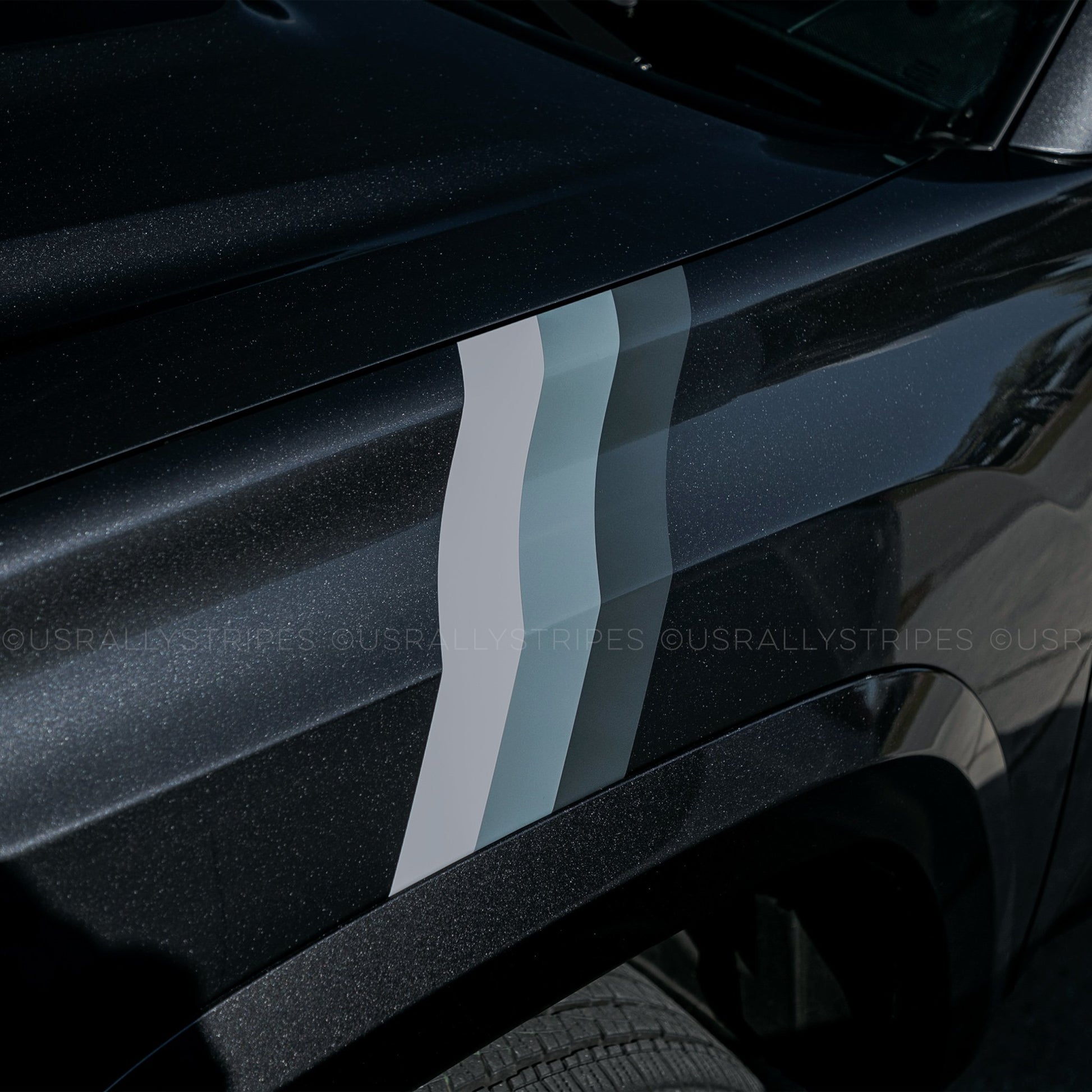 TRD race truck monochrome fender marks for 3rd Generation Toyota Tacoma - US Rallystripes