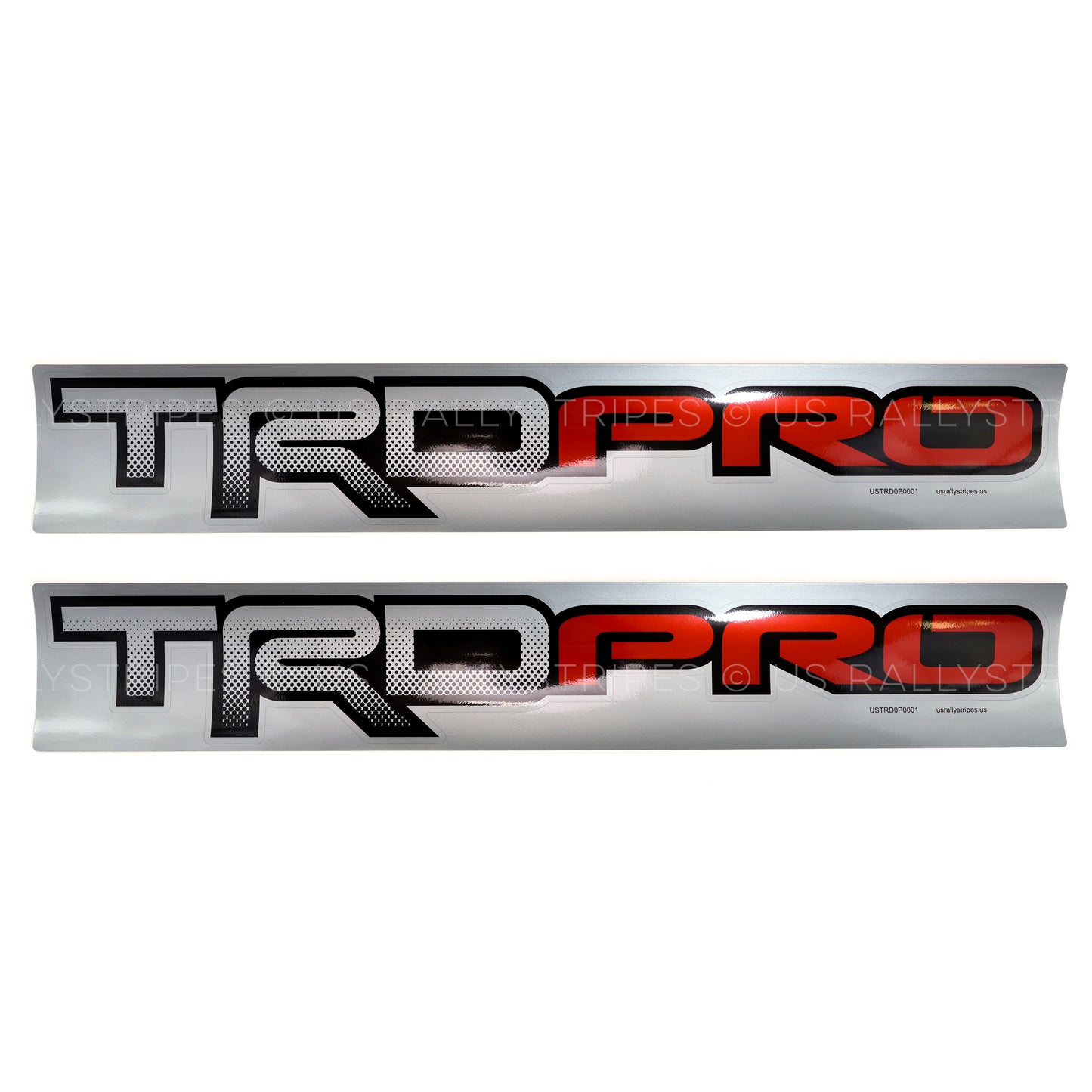 TRD PRO full color decal Toyota Tacoma pickup truck bedside - US Rallystripes