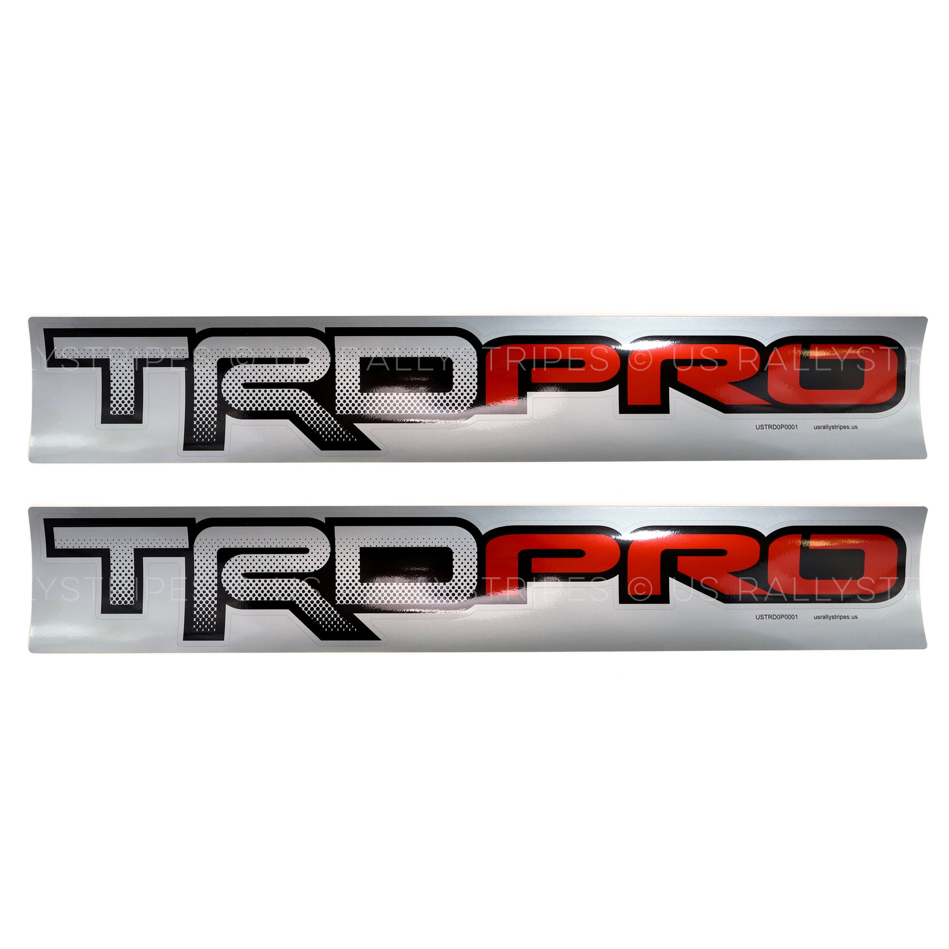 TRD PRO full color decal Toyota Tacoma pickup truck bedside - US Rallystripes