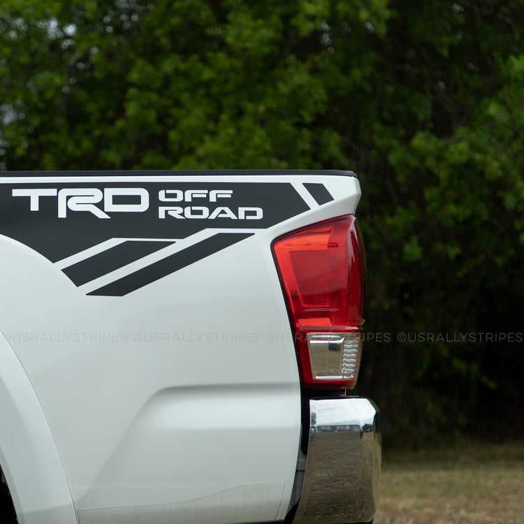 TRD off-road bedside vinyl decal fits 2016-2022 Toyota Tacoma