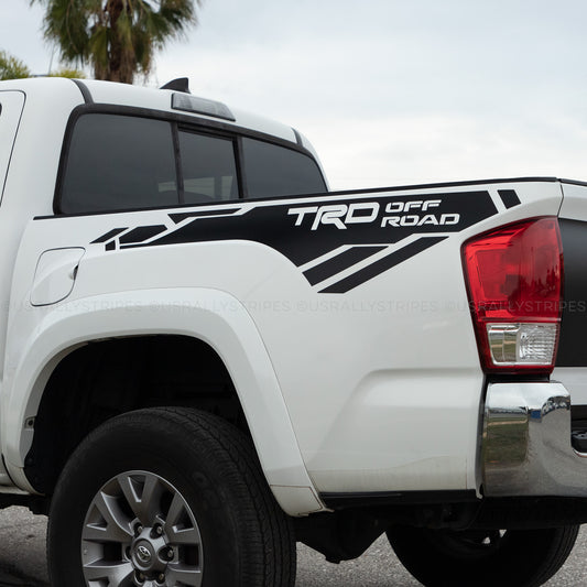 TRD off-road bedside vinyl decal fits 2016-2022 Toyota Tacoma