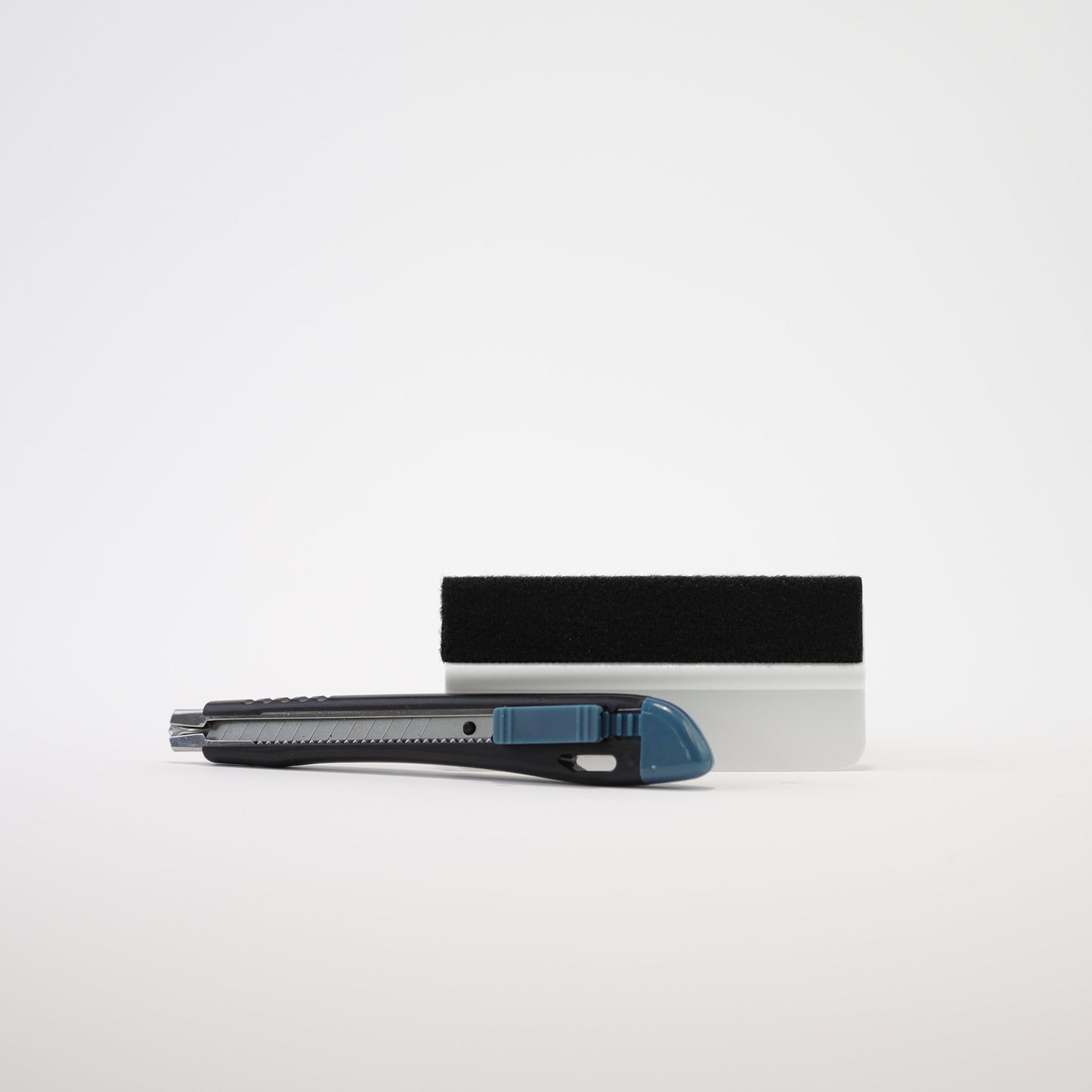 4-inch felt edge mini squeegee & retractable utility knife (Bundle)