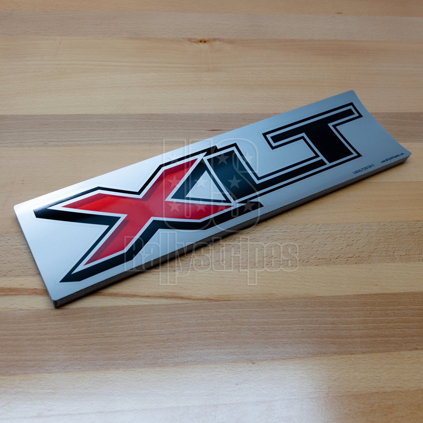 Set of 2: XLT vinyl sticker fits 2019 Ford F-150 F-250 pickup truck bedside - US Rallystripes