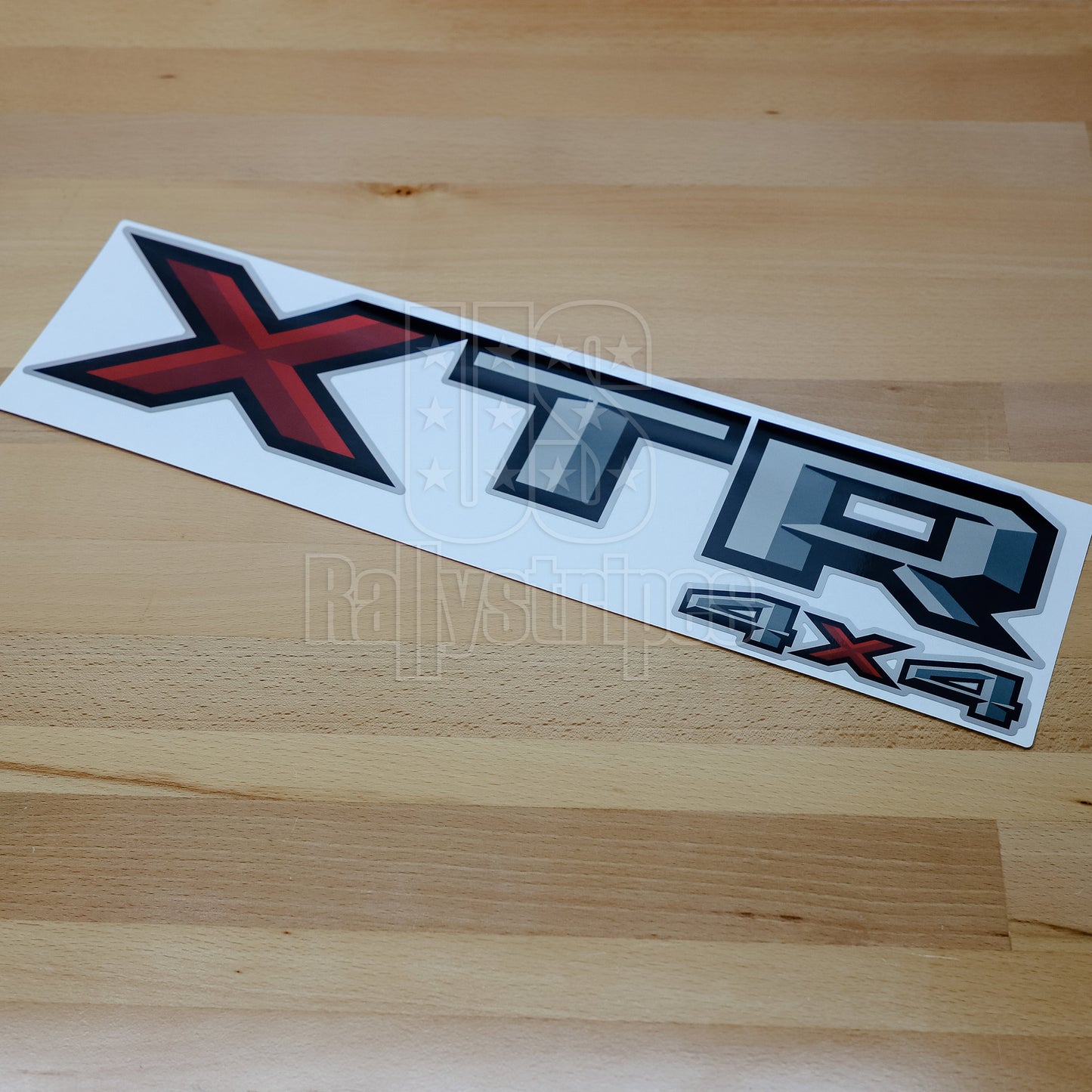 Set of 2: XTR 4X4 vinyl decal for 2017-2019 Ford F-150 F-250 pickup truck bedside - US Rallystripes
