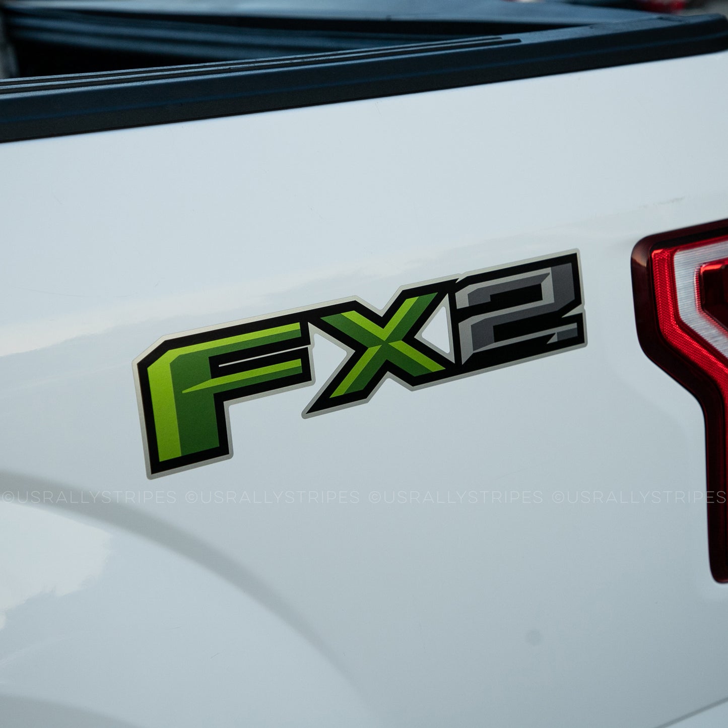Ford F-150 FX2 vinyl decal monster green