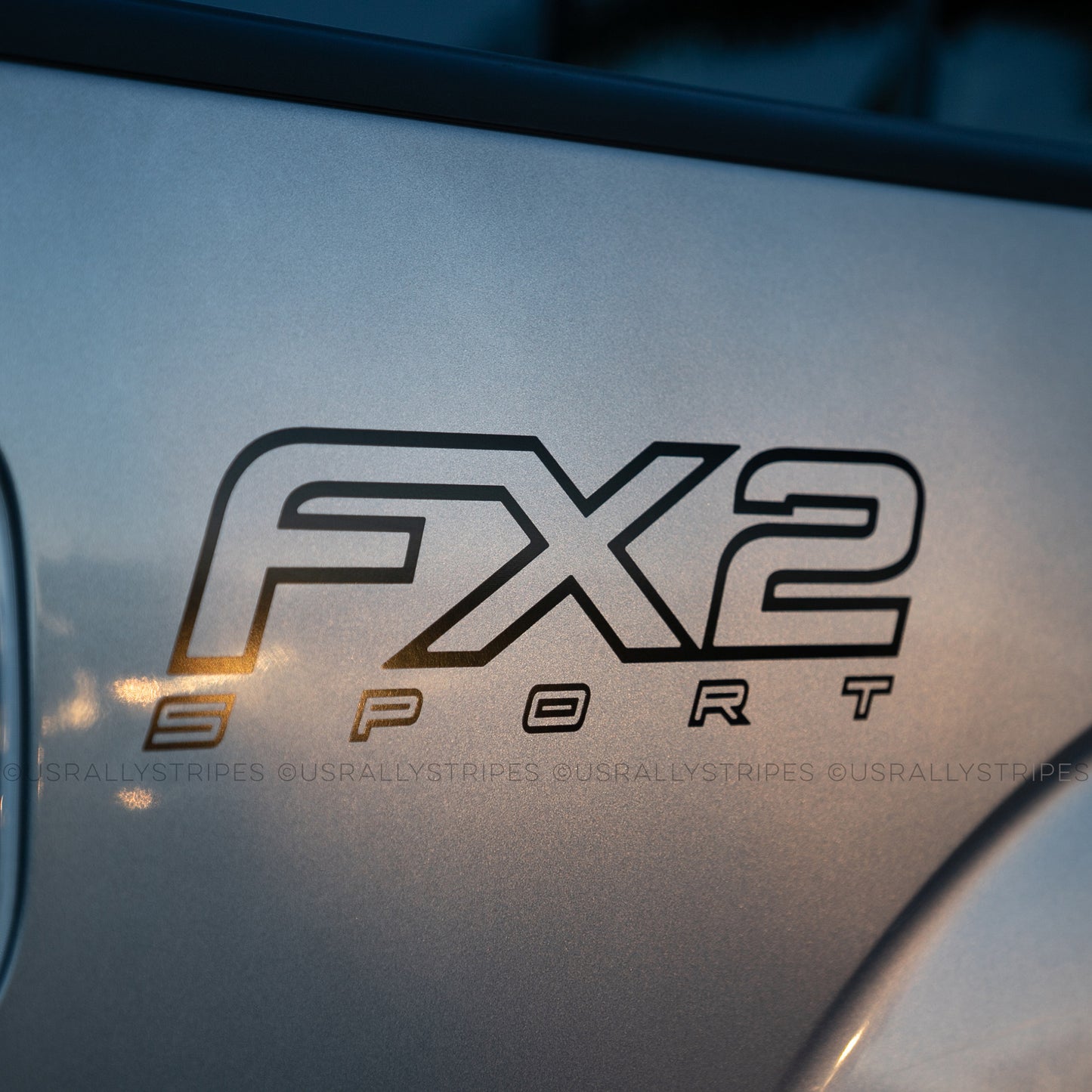 FX2 sport die cut decal