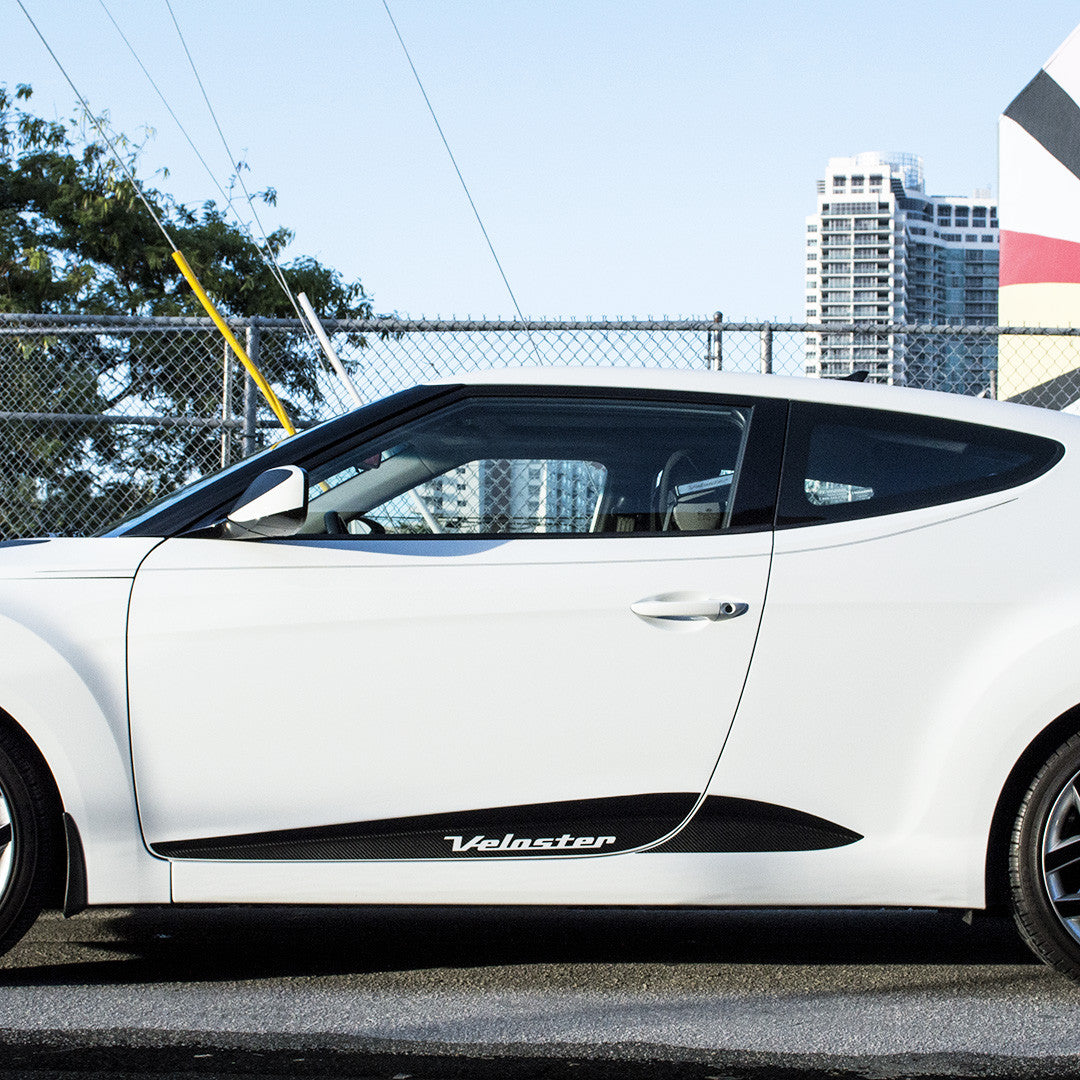 Hyundai Veloster 2011 & Up side guard pre-cut decal - US Rallystripes