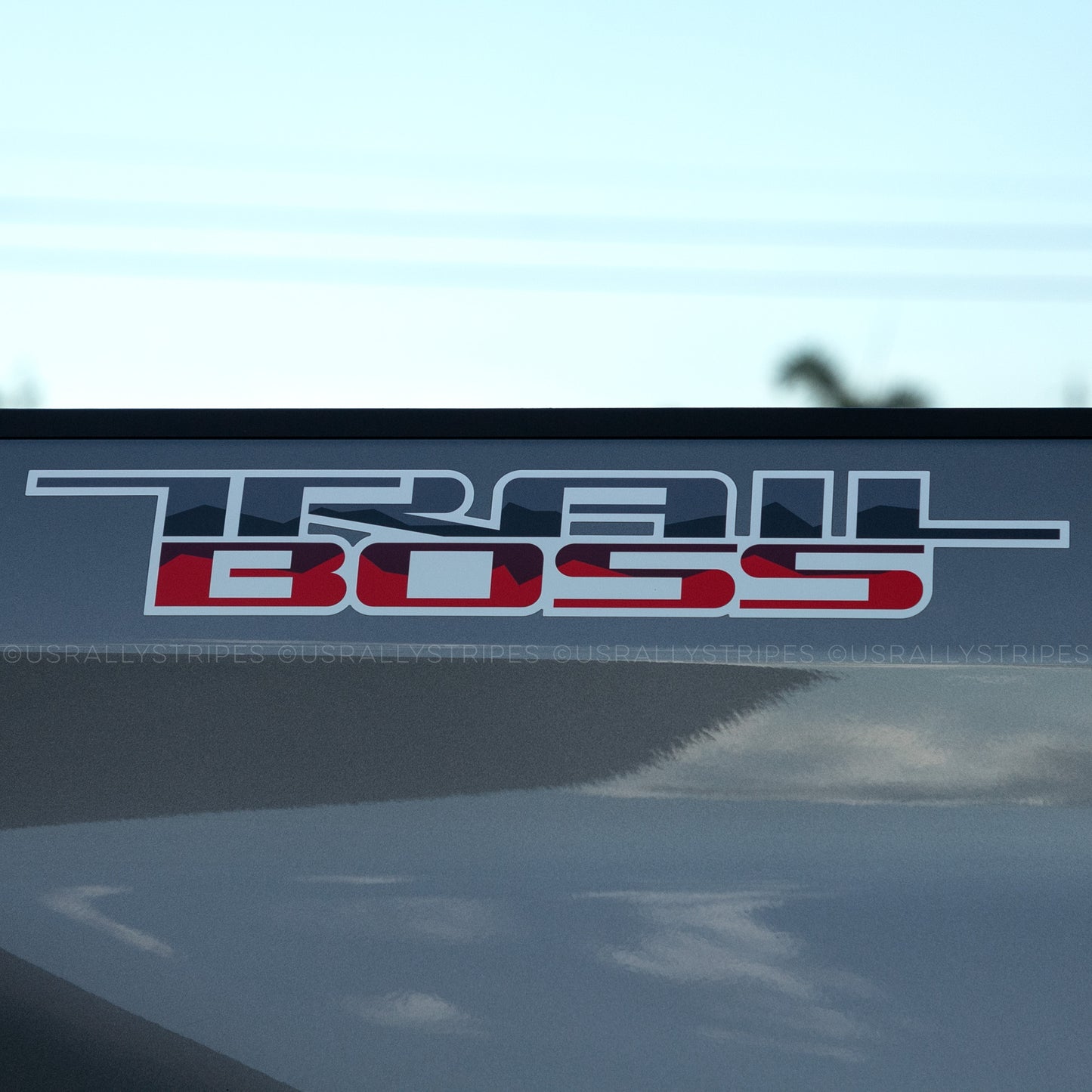 trail boss decal Chevrolet Silverado 2021