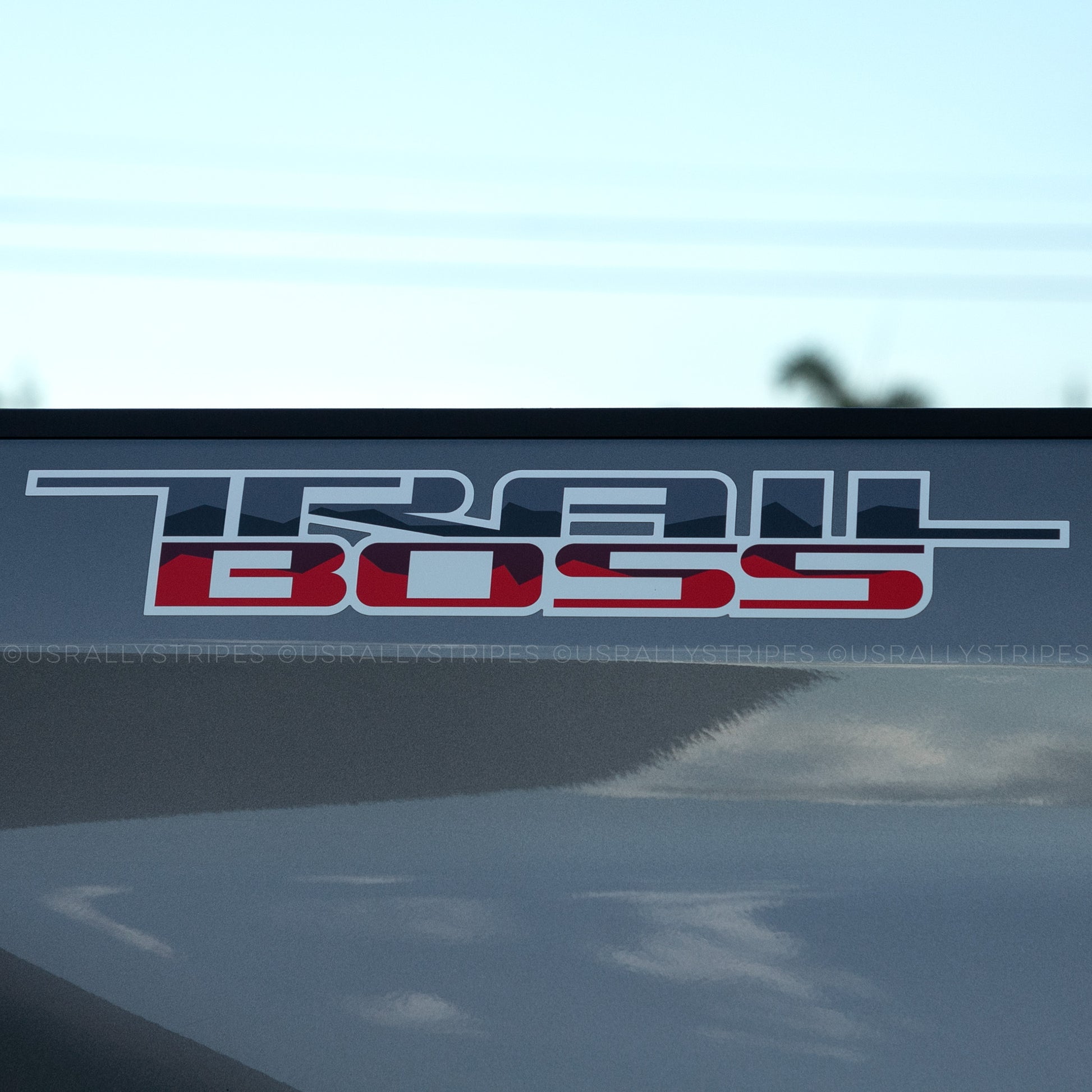 trail boss decal Chevrolet Silverado 2021