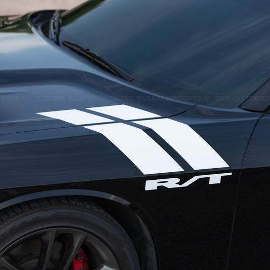 R/T fender hash side stripes fits Dodge Challenger 2019-2023 WH