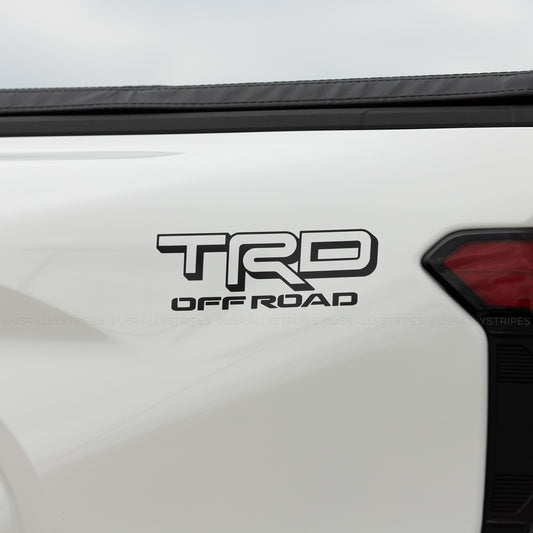 TRD off-road die-cut vinyl decal for Toyota Tacoma 4th Gen