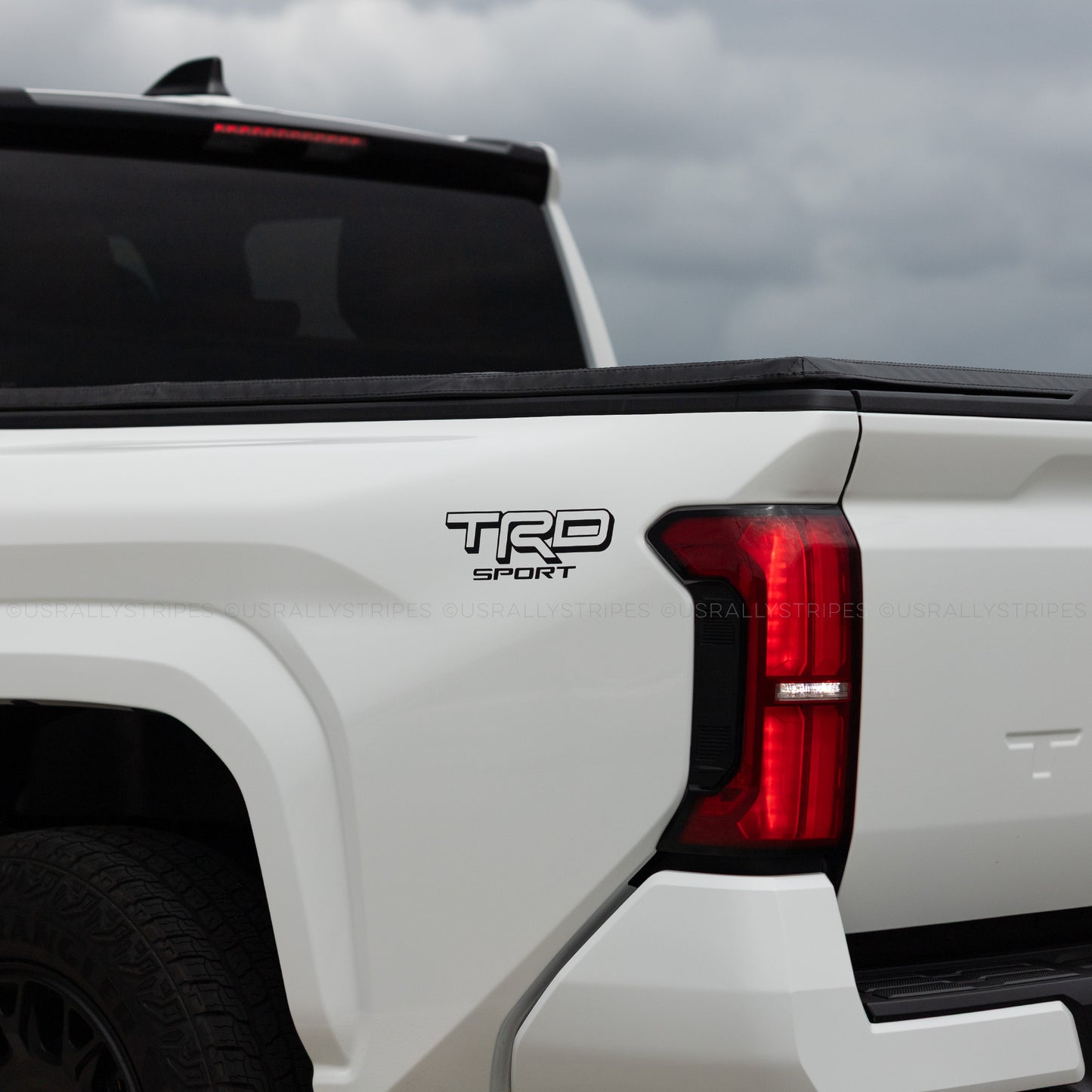 TRD sport die-cut vinyl decal for Toyota Tacoma 4th Gen