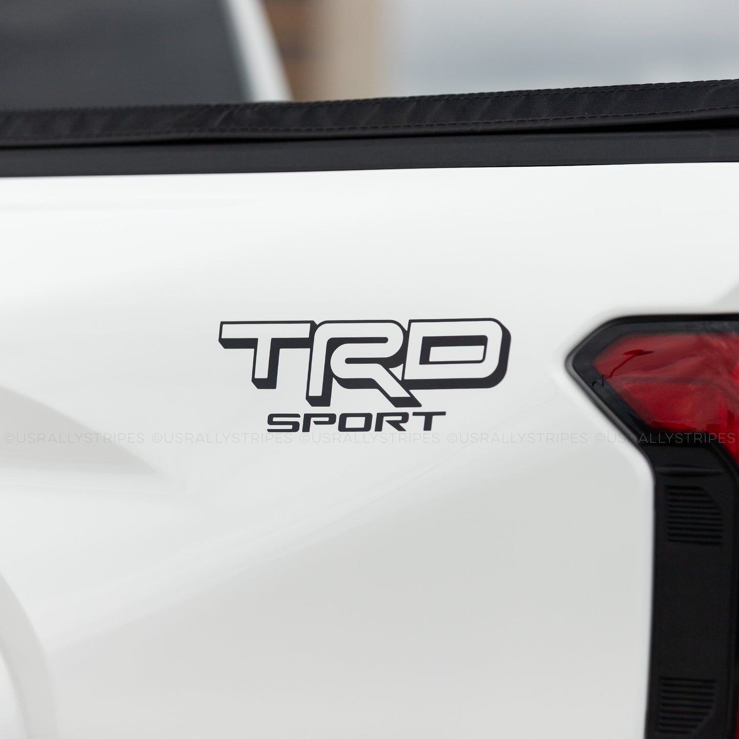 TRD sport die-cut vinyl decal for Toyota Tacoma 4th Gen