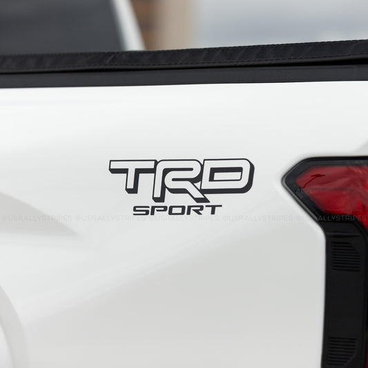TRD sport die-cut vinyl decal for Toyota Tacoma 4th Gen