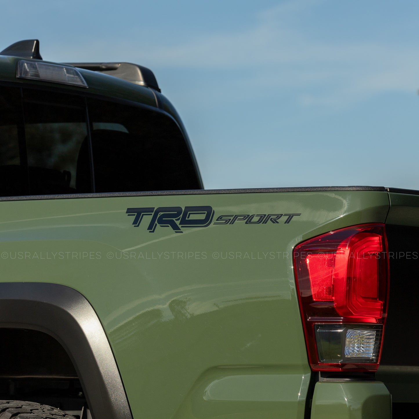 Set of 2: TRD Sport vinyl decal for 2016-2023 Toyota Tacoma 3rd gen