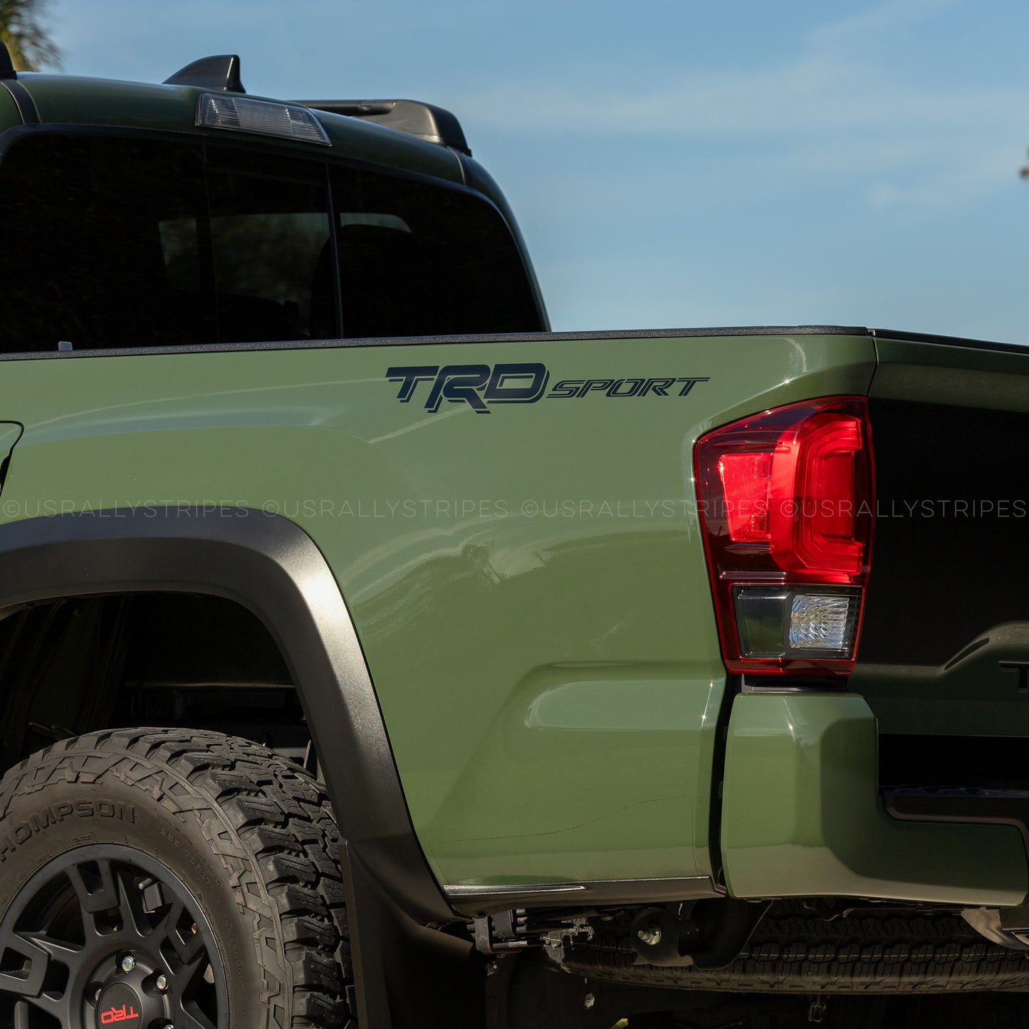 Set of 2: TRD Sport vinyl decal for 2016-2023 Toyota Tacoma 3rd gen