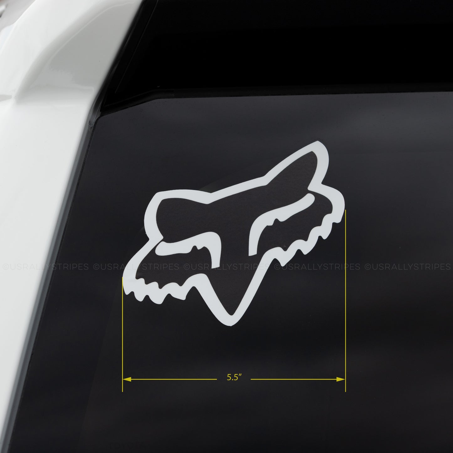 3M FOX head full-color sticker