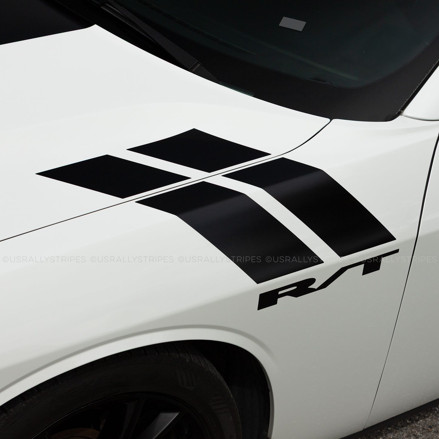 R/T fender side hash marks racing stripes fits Dodge Challenger 2008-2014