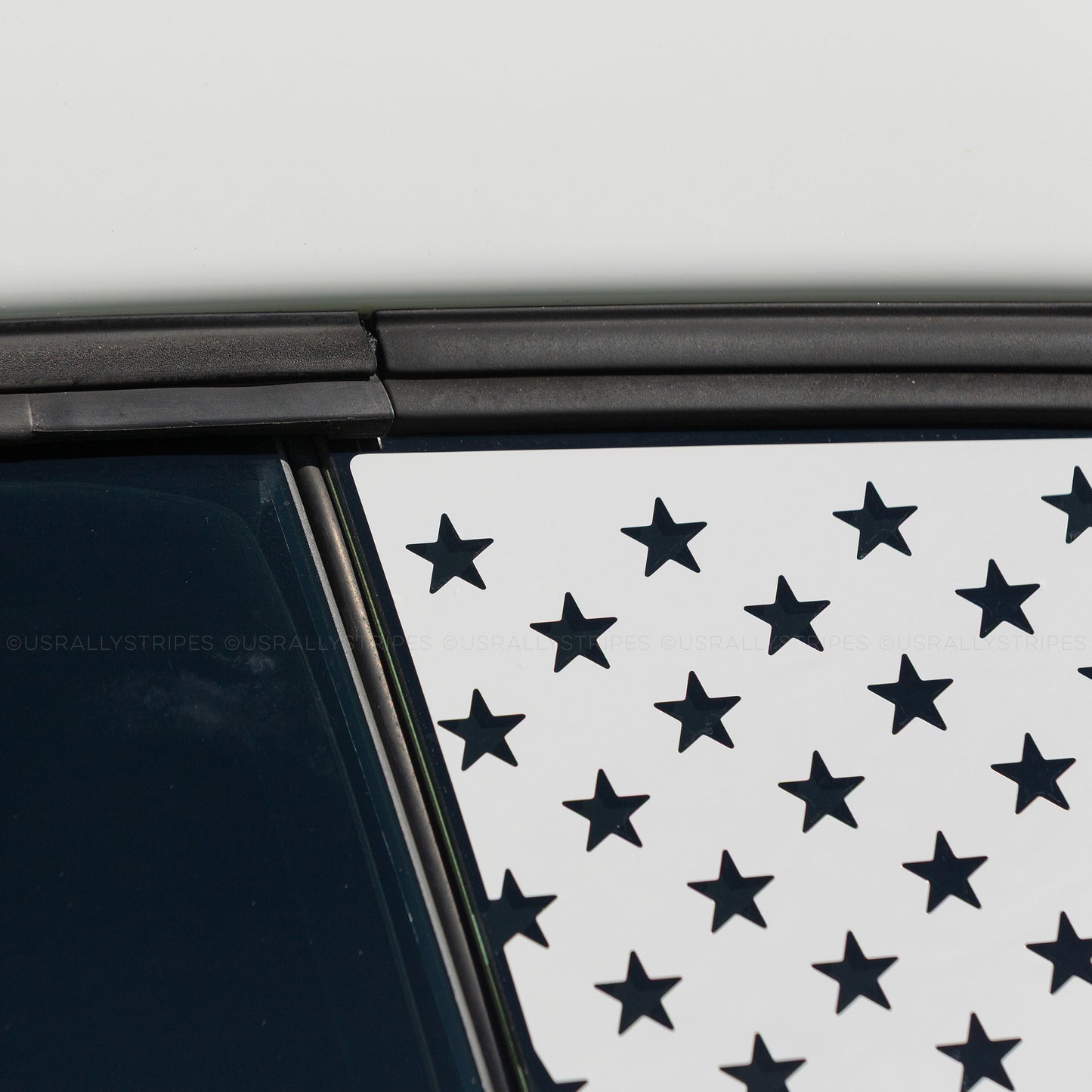 American flag quarter window precut vinyl decal fits 2008-2023 Dodge Challenger