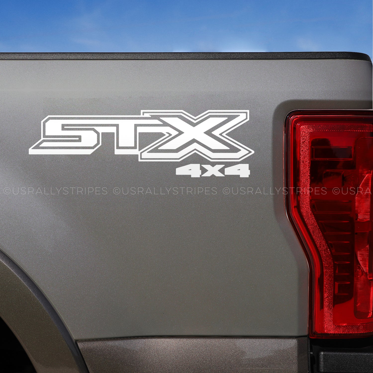 STX 4x4 die-cut decal/sticker fits Ford F-150 2015-2020 – US Rallystripes