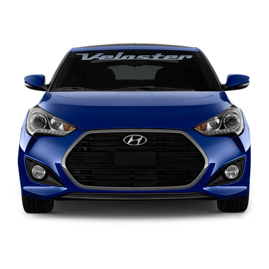 Hyundai Veloster 2011 & Up windshield banner pre-cut decal - US Rallystripes