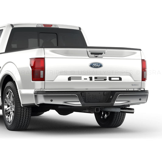 F-150 tailgate insert letters vinyl stickers for Ford pickup F-150 2018-2020 - US Rallystripes