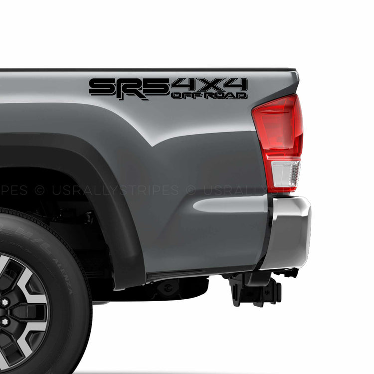 Set of 2: SR5 4x4 off-road vinyl decal for 2016-2020 Toyota Tacoma Tundra - US Rallystripes