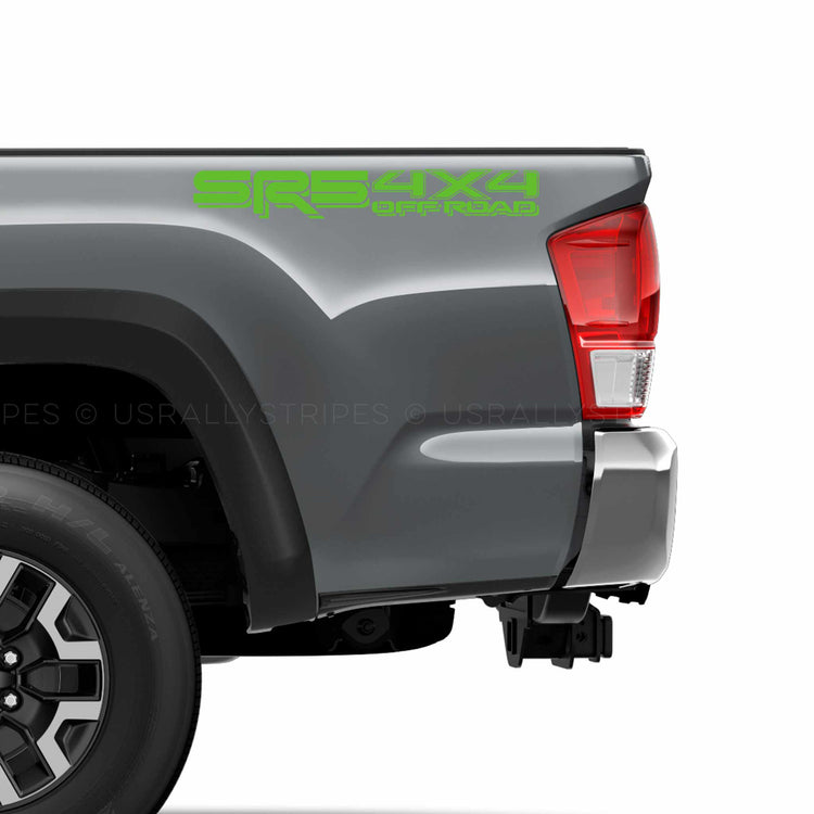 Set of 2: SR5 4x4 off-road vinyl decal for 2016-2020 Toyota Tacoma Tundra - US Rallystripes