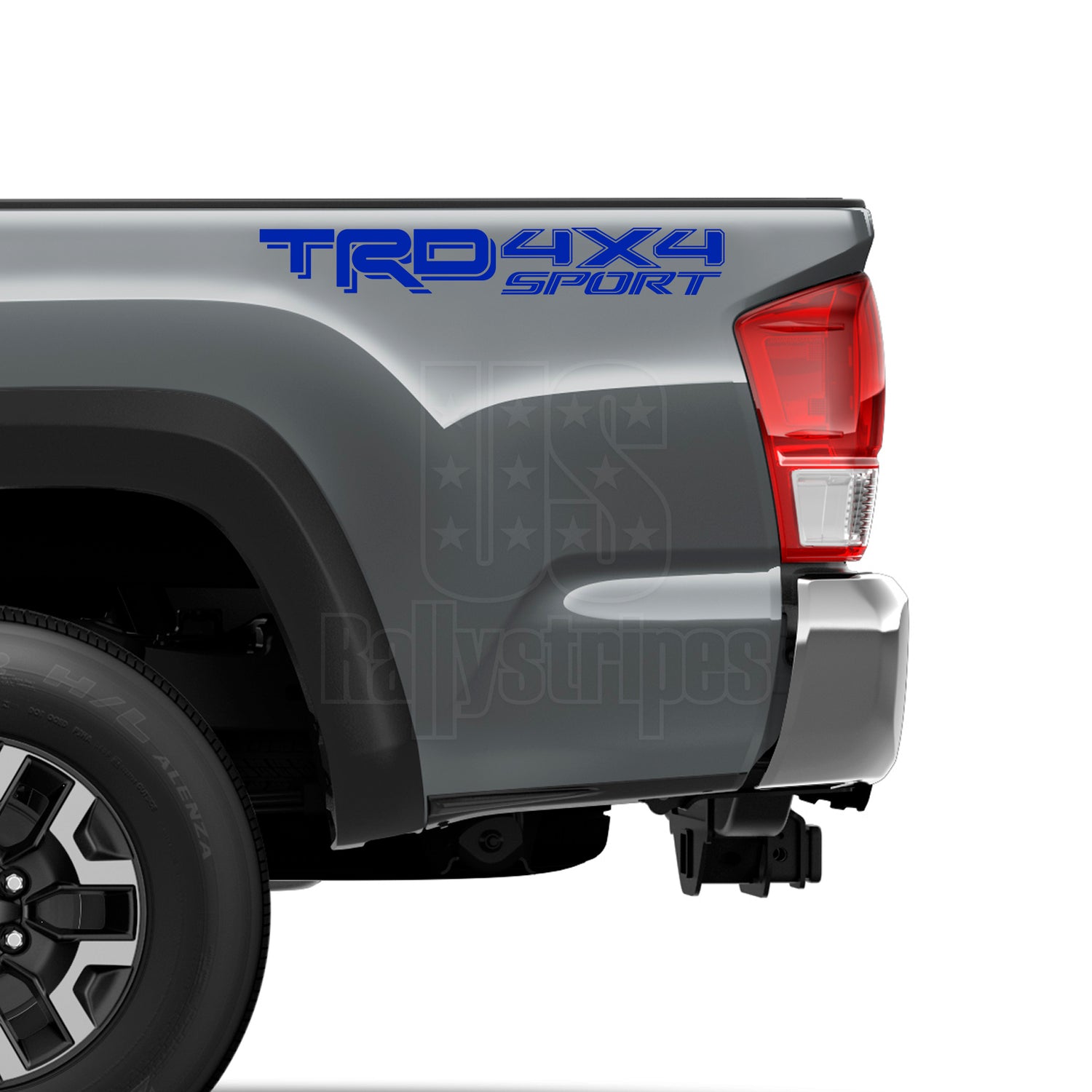 TRD 4x4 Sport vinyl decal set for Toyota Tacoma Tundra 2016-2020 3rd generation - US Rallystripes