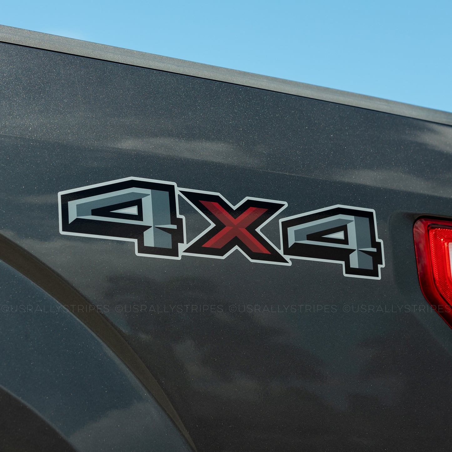 4X4 vinyl decal fits 2015-2020 Ford F-150 pickup truck bedside non OEM