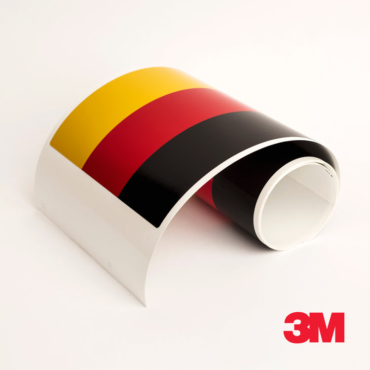 3M Germany flag racing stripe for BMW M3 Porsche VW Mini Audi car decal sticker - US Rallystripes