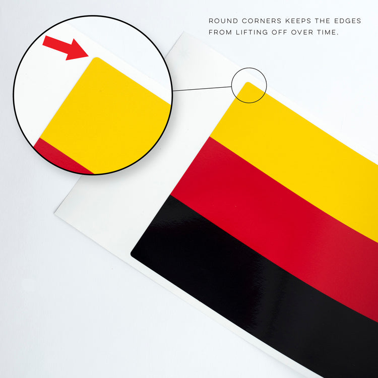 3M Germany flag racing stripe for BMW M3 Porsche VW Mini Audi car decal sticker - US Rallystripes