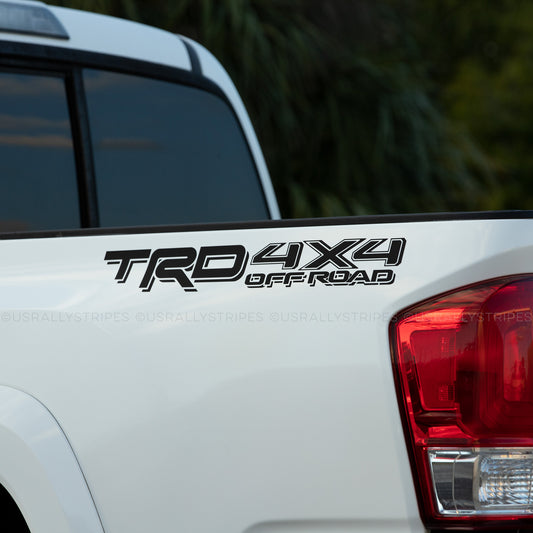 TRD 4x4 off-road vinyl decal for 2016-2022 Toyota Tacoma Tundra