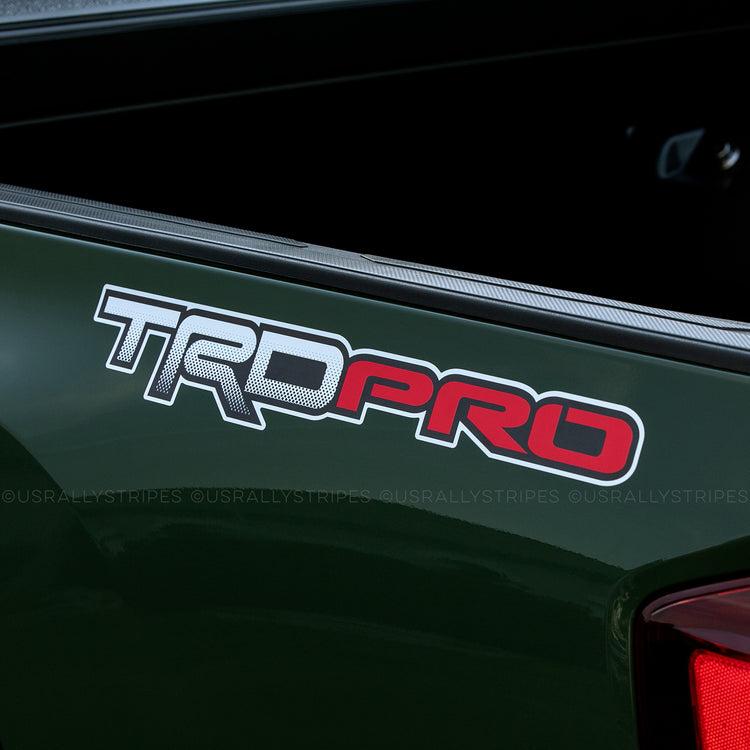 TRD PRO vinyl decal from Tacoma 3rd Gen 2020
