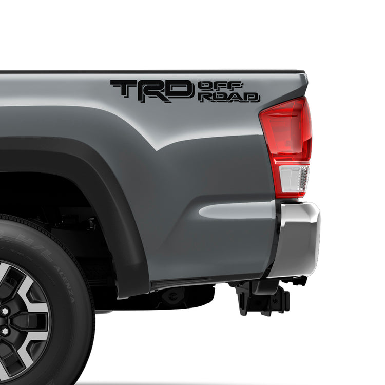Set of 2: TRD OFF ROAD vinyl decal for 2016-2020 Toyota Tacoma Tundra - US Rallystripes