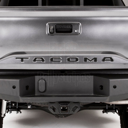 Tailgate insert letters vinyl sticker for Toyota Tacoma 3rd Gen 2016-2020 - US Rallystripes