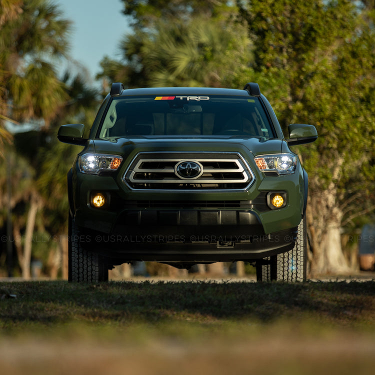 TRD Tri-color  windshield banner for Toyota Tacoma Tundra 4runner