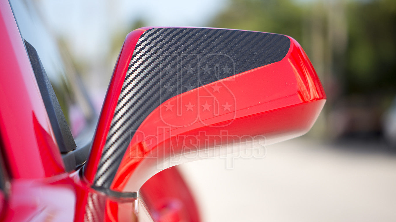 Chevrolet LT SS RS Camaro 2010-2015 mirror accent pre-cut decal set - US Rallystripes